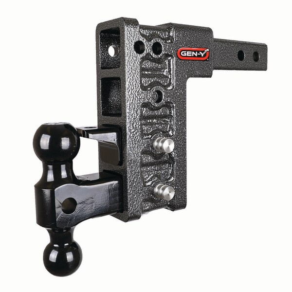 Gen-Y Hitch MEGA-DUTY 2 Shank 7.5 Drop 1.5K TW 10K Hitch & GH-031 Dual-Ball & GH-032 Pintle Lock GH-324 - main